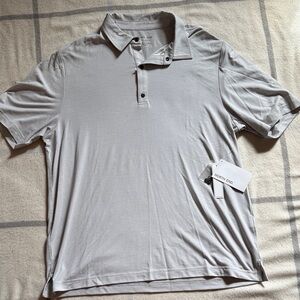 North End Men's Gray Polo Shirt